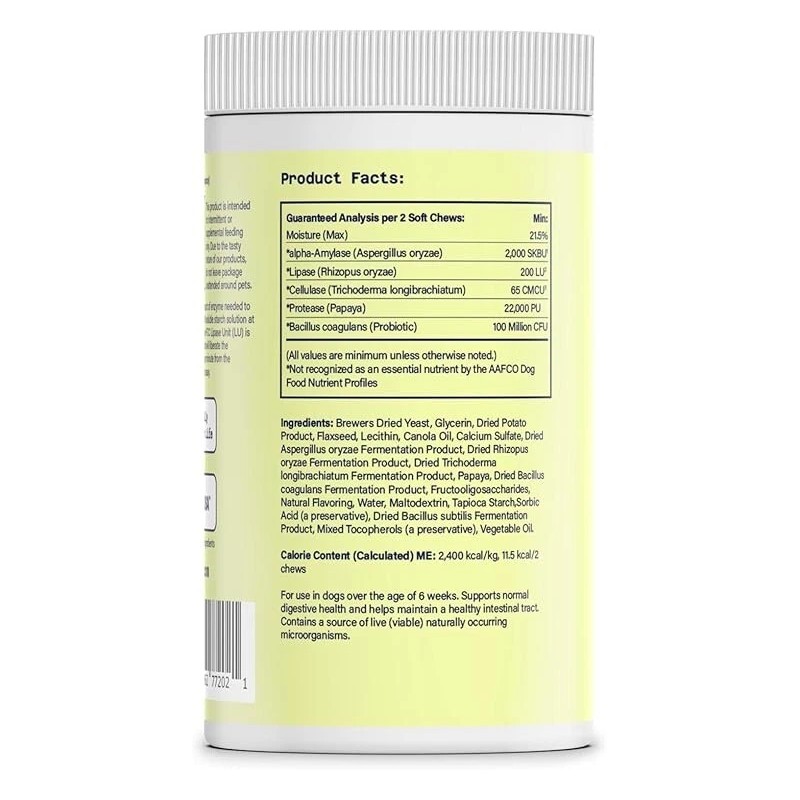 Ahalea Probiotics & Enzymes For Dogs - Advanced - 90