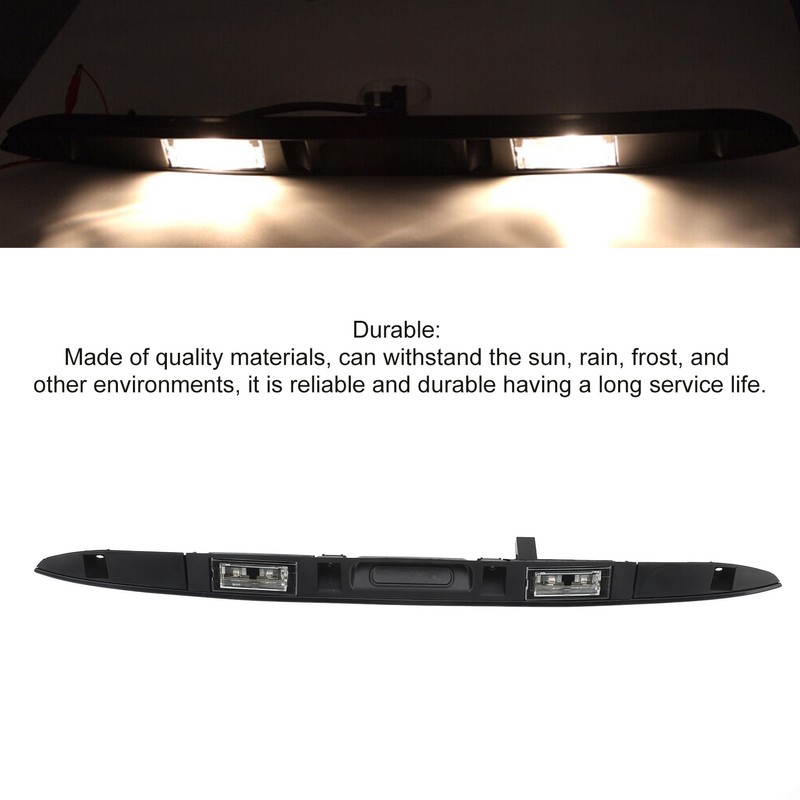 Trunk Lid Tailgate Grip Handle 51137170676 Black with Key Button