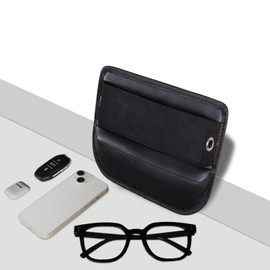 sunshine sky Universal Fit Car Seat Gap Filler Organizer Front Seat Set Divider Crevice Pockets Storage Box Auto Interior,Prevent from Falling Through Gaps,Holds Glasses Phone Key (2, Suede Velvet)