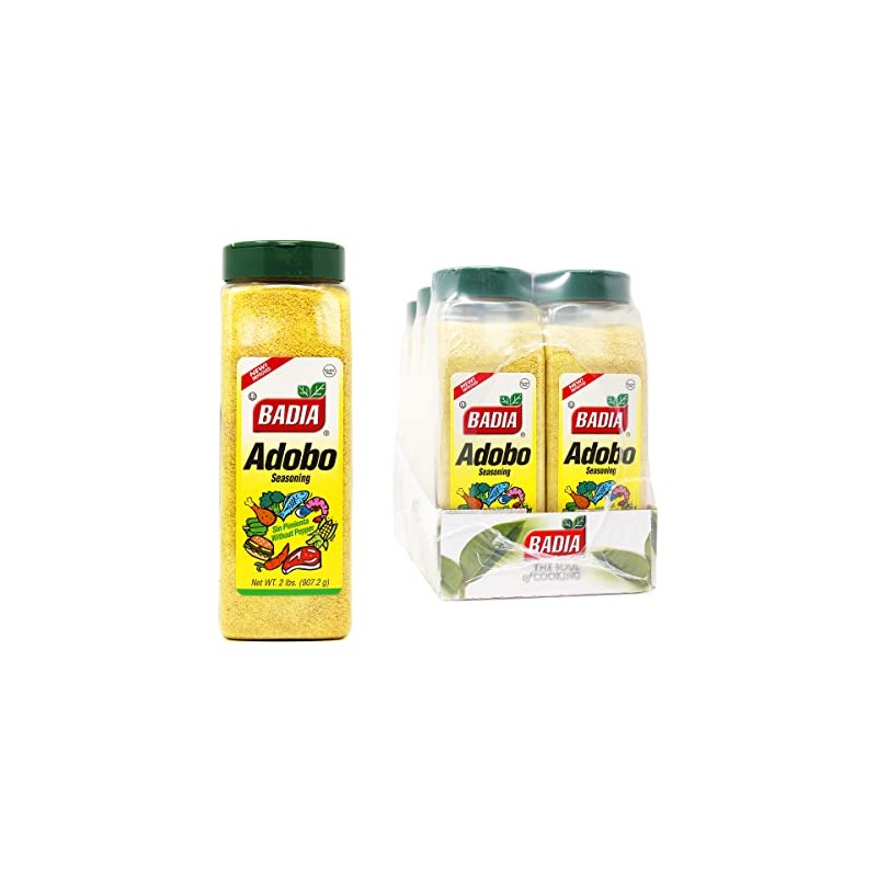 Badia Adobo without Pepper, 2 Pound (Pack of 6)