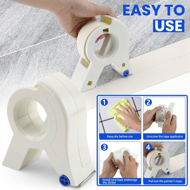 Masking Master Masking Film Tape Tool, Pre-Assembled Painter's Tape Applicator,
