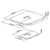 Maclean MC-929 Table Top Reinforcement for Monitor Table Mount Mounting