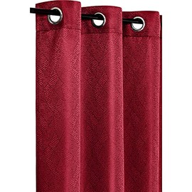 Safdie & Co. Curtain Jacquard Vania 84L Red Chili Pepper
