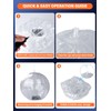 14 Inch Inflatable Solar Floating Pool Lights IP68 Waterproof Auto