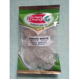 Alum whole 200g, Fatakdi, Fatakri, Potassium Sulphate, Potassium alum, potash alum, potassium aluminium sulfate, Shab whole