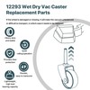 Replacement Shop Vac Wheels – Compatible with Ridgid, Craftsman, DeWALT