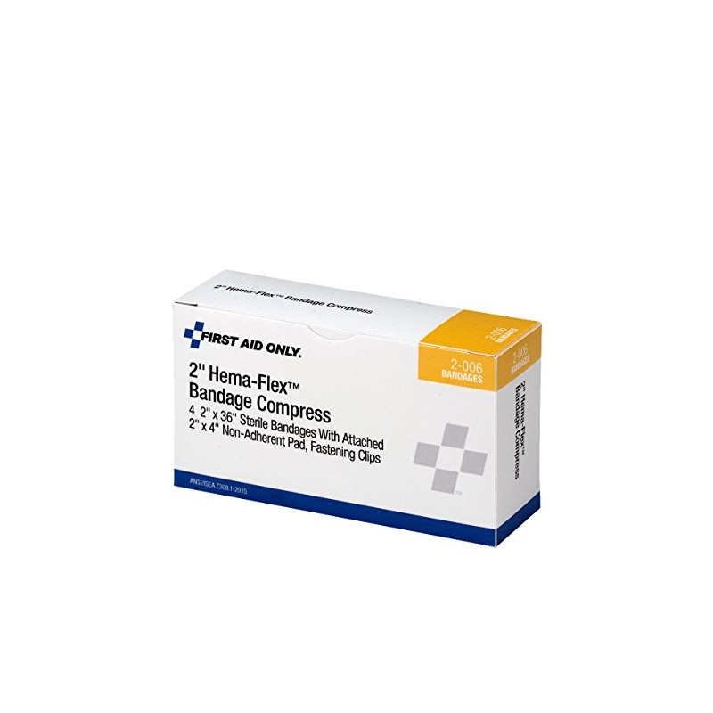 First Aid Only 2-006 Hema-Flex Bandage Compress, 36 Length x