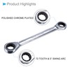 CoCud Double Box End Reversible Ratchet Wrench Metric 17mm x