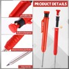 MotiMind 8 pack 2.8mm Mechanical Carpenter Pencils with 48 Refills,
