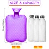 Ledeak Hot Water Bottle, Transparent Hot Water Bag, 1 Litre