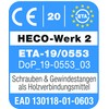 HECO-TOPIX-plus 3.5 x 50 Plank Screw, Rounded Head, T-Drive, VVG,