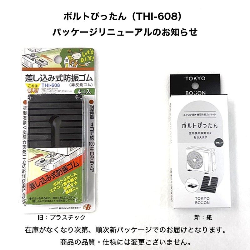 Tokyo Soundproofing Rubber Mat for Air Conditioning Outdoor Units, Bolt