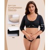 Arm Compression Sleeve Womens Lipo Tops - Body Shaper for