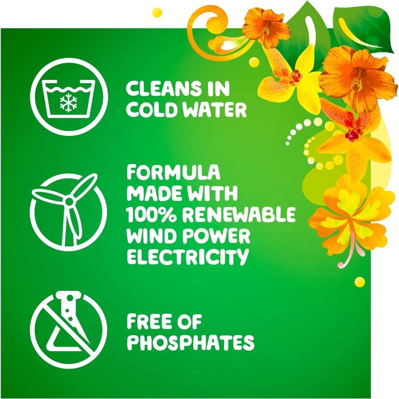 Gain + Aroma Boost Laundry Detergent Liquid Soap, Island Fresh