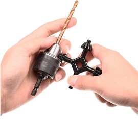 4 In 1 Drill Chuck Key, Universal Chuck Key Hand Drilling Tool for Drill Press, Professional Chuck Key, Universal Key
