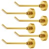 XIHIRCD 6pcs Gold Magnetic Hooks, 1.7lb 3 Inch Long Heavy