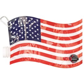 Fairly Odd Novelties American Flag Wine Dispenser Bag Fun Patriotic Drink Holder-Perfect for 4th of July, One Size, Multicolored