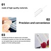 50Pcs Disposable Plastic Transfer Pipettes Droppers Portable Mini Liquid Transfer