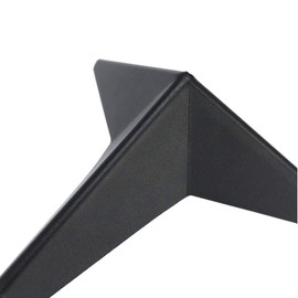 Hyever Heavy Duty Metal Furniture Legs Black Replacement Sofa Legs Triangle Legs Couch Chair Ottoman Furniture Feet 5.2 Inch Tall Set of 4