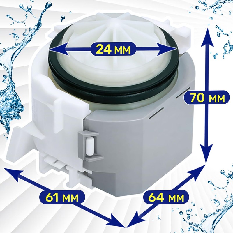 Dishwasher Drain Pump with Original Code 00631200 631200 for Bosch