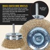Dura-Gold 12-Piece Abrasive Brass-Coated Wire Wheel, Cup Brush, and End