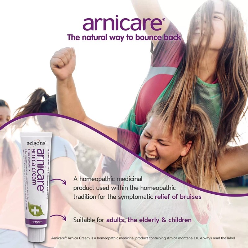 Nelsons Arnicare Arnica Cream Homeopathic Remedies Bruise Relief 30g FAST
