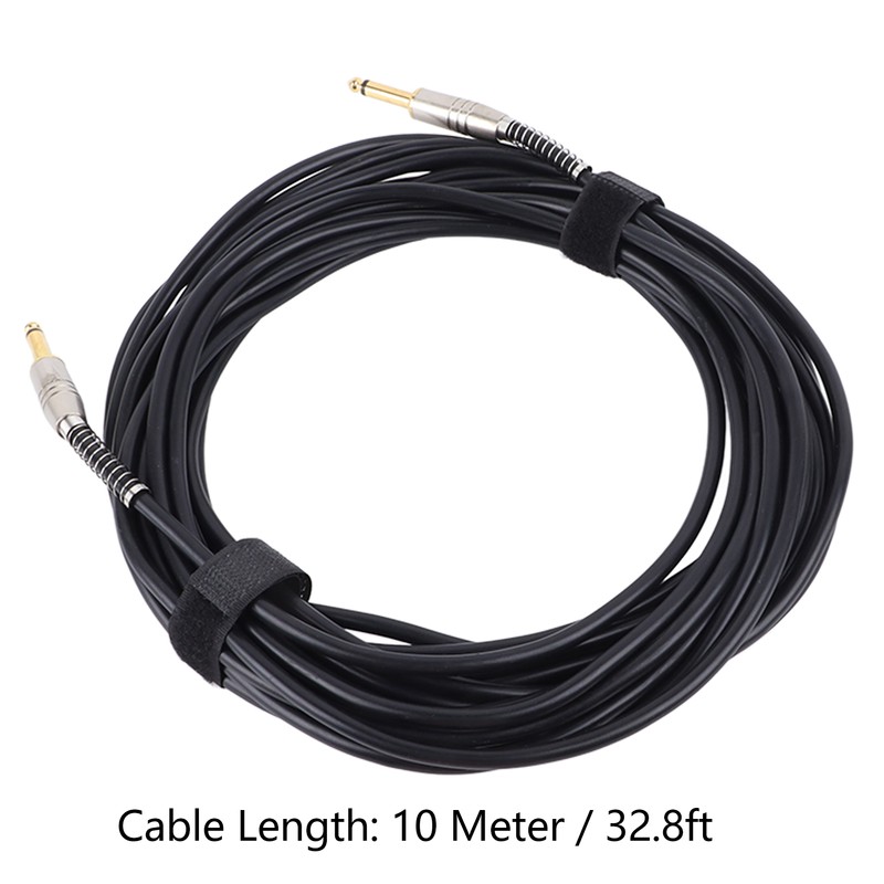 6.35mm Instrument Cable Noise Reduction Audio Device Connection Cable for