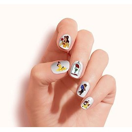 Beauty and the Beast V2 clear waterslide nail art decals (Tattoo). Set of 52.