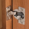 Compact 38B Face Mount Hinges with Built-in Soft Close, Screw On,Nickel 1-3/8" + Overlay