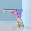 ICREEH Brushed Gold LED Bathroom Faucet with Temperature Display -