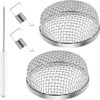 2PCS RV Furnace Vent Screen with Premium Stainless Steel, RV