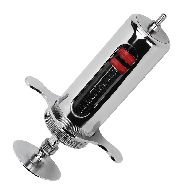 Pigs Cattle Sheep Reusable Hypodermic Injector Animal Syringe Farm Veterinary