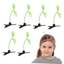 KESYOO - 10 Pcs Women Hair Clips Bean Bud Design Hair Ornaments Peep Style Hairpins Lightweight Soft PE & Metal Fashion Fit Headband Hat Decoration