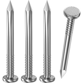 Dayalo Pack of 100 steel nails, 16 mm, nails, roofing felt nails, stainless steel A2 V2A, nails for wood and concrete walls