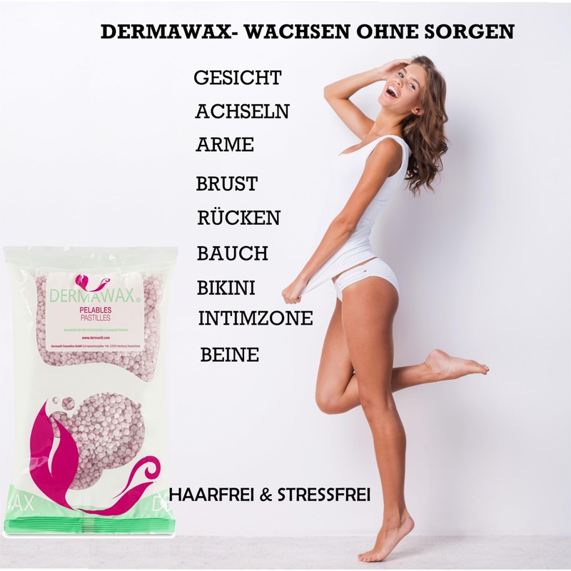 Dermawax Crystal Jasmine Wax without Colophonium Hypoallergenic Hot Wax Waxing