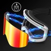 RABIGALA Ski Goggles Snow Snowboarding Goggles Interchangeable Lens Frameless Anti-fog