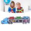Transport Truck Toy 1/48 Scale Simulation Pull Back Collectible Cars