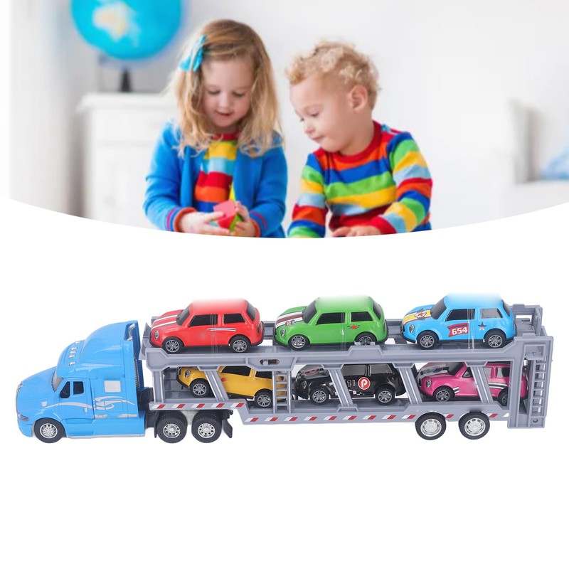 Transport Truck Toy 1/48 Scale Simulation Pull Back Collectible Cars