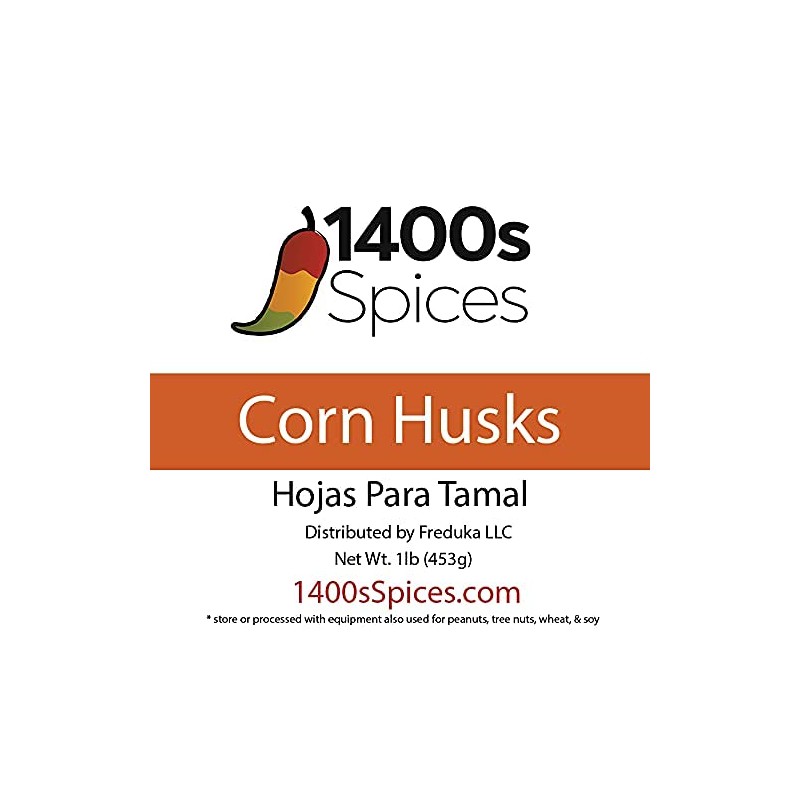 1lb Corn Husks for Mexican Tamales (Large and Small Tamale
