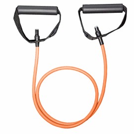Rep Tube Resistance Band with Handle – Medium Resistance (Orange) – 12mm