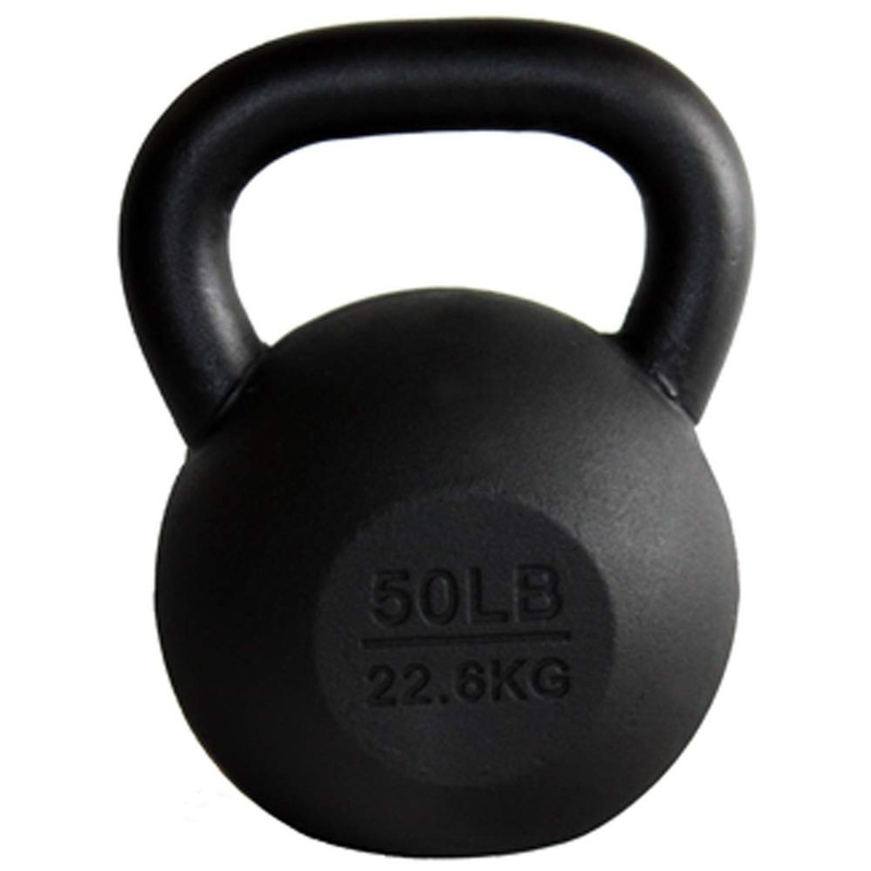 Troy Black Cast Iron Kettlebells - 20 lb