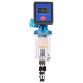 Jeanoko Digital Air Regulator Pressure Display Meter Oil Water Separator MF08 MF01 with Connector for Pneumatic Paint Spray Guns