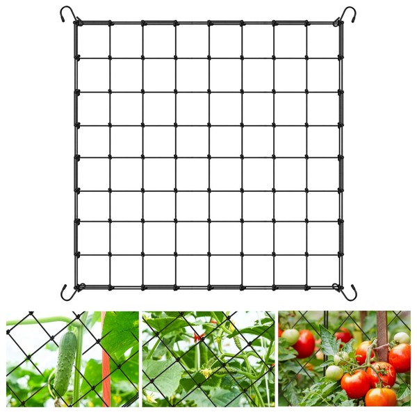 Grow Tent Net, Plant Trellis with 4 Hooks, 90 x