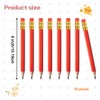 Adhere 25pcs Golf Pencils with earser Hexagon Wooden Pencils Graphite