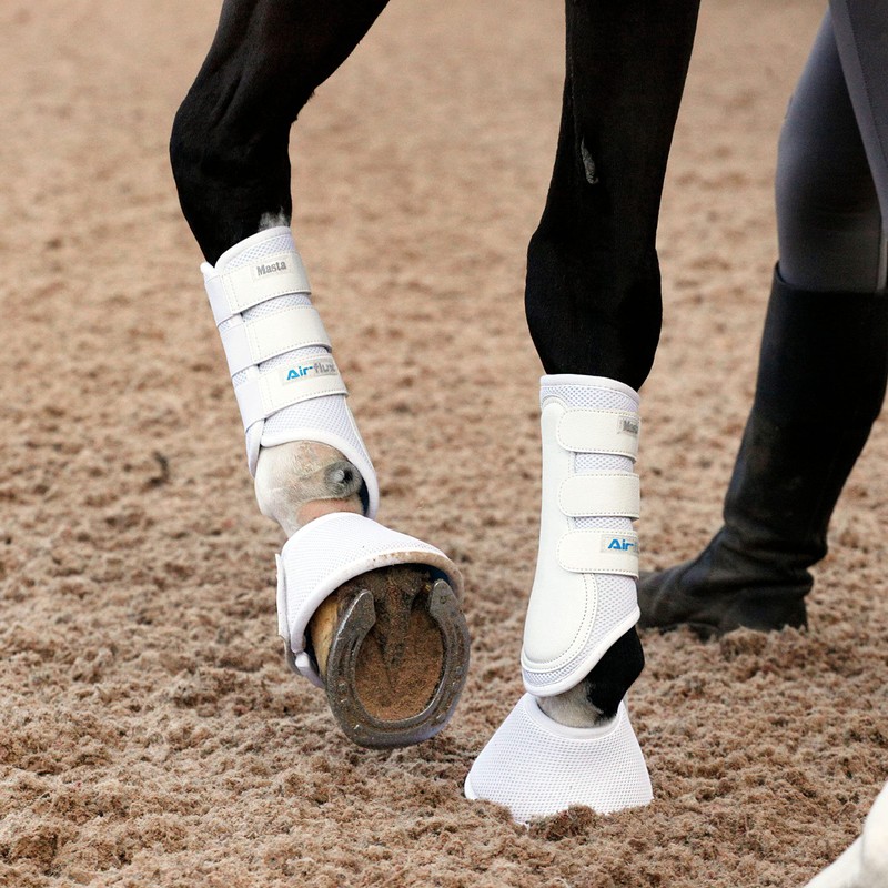 Masta Air-Flux Horse Brushing Boots - Training Neoprene Protective Wrap