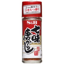 S B Shichimi Togarashi (The Most Popular Japanese Peppers Assorted Chili Pepper), Japanese Hot Spice 15g