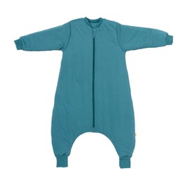 schlummersack Baby Sleeping Bag with Feet Winter 3.5 Tog 70 cm Petrol | Sleeping Bag with Legs for a Height of 70-80 cm | Winter Sleeping Bag Baby with Sleeves, petrol