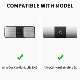 Yinke Case for AliveCor KardiaMobile EKG Monitor - Hard Shell, Waterproof, Shockproof - Unisex, Black - Travel, Sports, Outdoor Activities