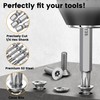 MulWark 14PC Security Torx Bit Set 3" Long Tamper Proof