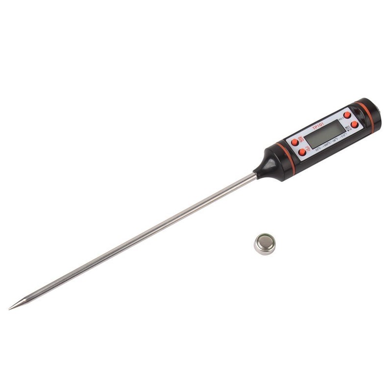 Konetun® Digitales Küchen-Thermometer, Sonde, für Lebensmittel, Kochen, Grillen, Fleisch, Steak,